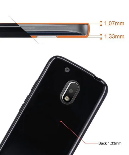 Motorola Moto G4 (Plus) TPU hoesje Zwart afbeelding 6
