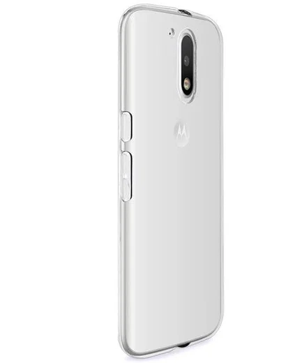 Motorola Moto G4 (Plus) Hoesje Dun TPU Transparant afbeelding 3