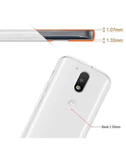Motorola Moto G4 (Plus) Hoesje Dun TPU Transparant afbeelding 4