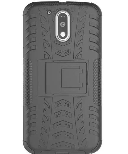 Hybride Motorola Moto G4 Hoesje Oranje afbeelding 7