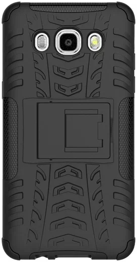 Samsung Galaxy J5 (2016) Hybrid Kickstand Hoesje Zwart afbeelding 5