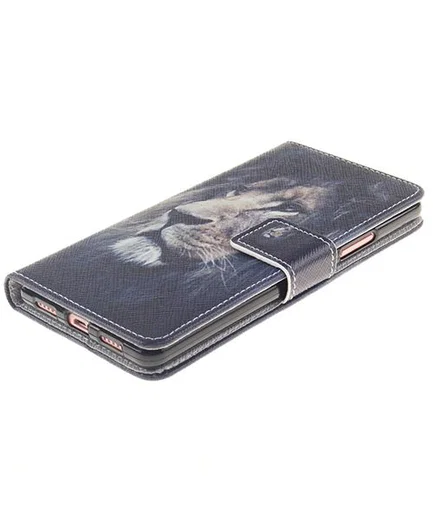 Huawei P9 Lite Portemonnee Print Hoesje Leeuw afbeelding 5