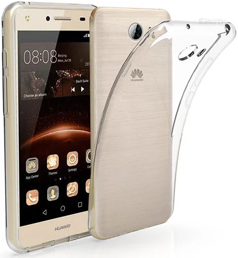Huawei Y5II Hoesje Dun TPU Transparant afbeelding 5