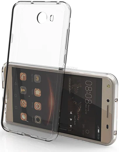 Huawei Y5II Hoesje Dun TPU Transparant afbeelding 2