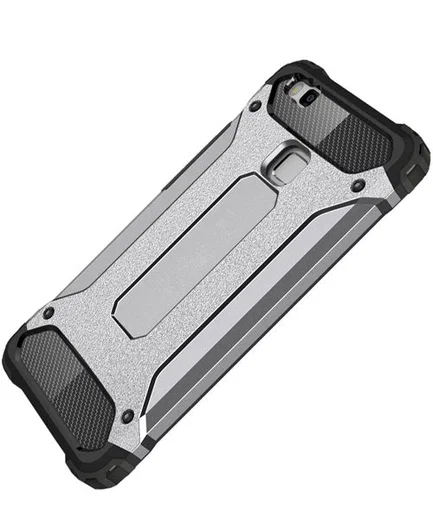 Huawei P9 Lite Armor Guard Hybrid Case Grijs afbeelding 2
