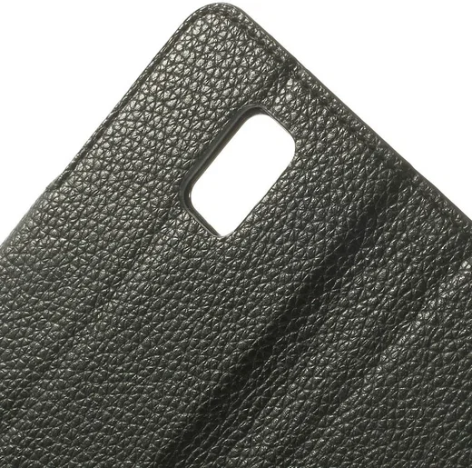 Samsung Galaxy S5 Mini Portemonnee Hoesje Zwart afbeelding 7