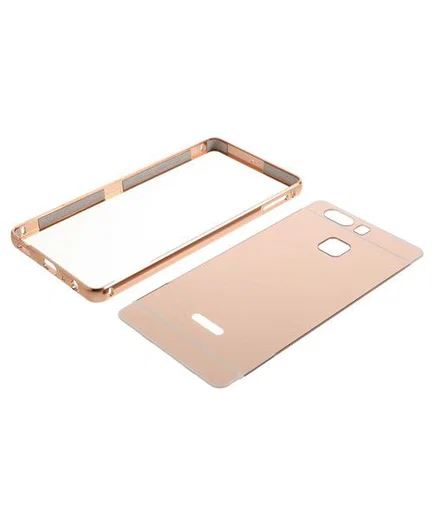 Huawei P9 Hoesje Metalen Frame Roze Gold afbeelding 2