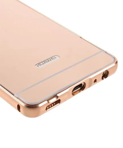 Huawei P9 Hoesje Metalen Frame Roze Gold afbeelding 7