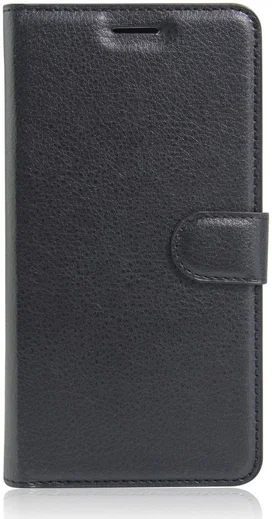 Huawei Y5 2 Portemonnee Hoesje Lychee Zwart afbeelding 6