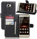Huawei Y5 2 Portemonnee Hoesje Lychee Zwart afbeelding 9