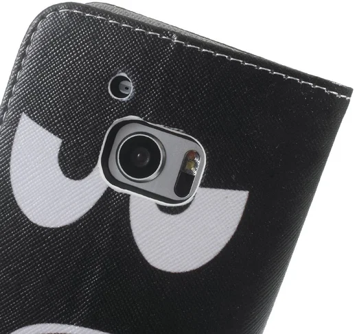 HTC 10 Portemonnee Flip Hoesje Print Don't Touch My Phone afbeelding 6
