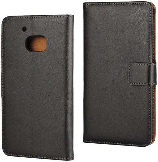 HTC 10 Portemonnee Stand Hoesje Zwart afbeelding 1