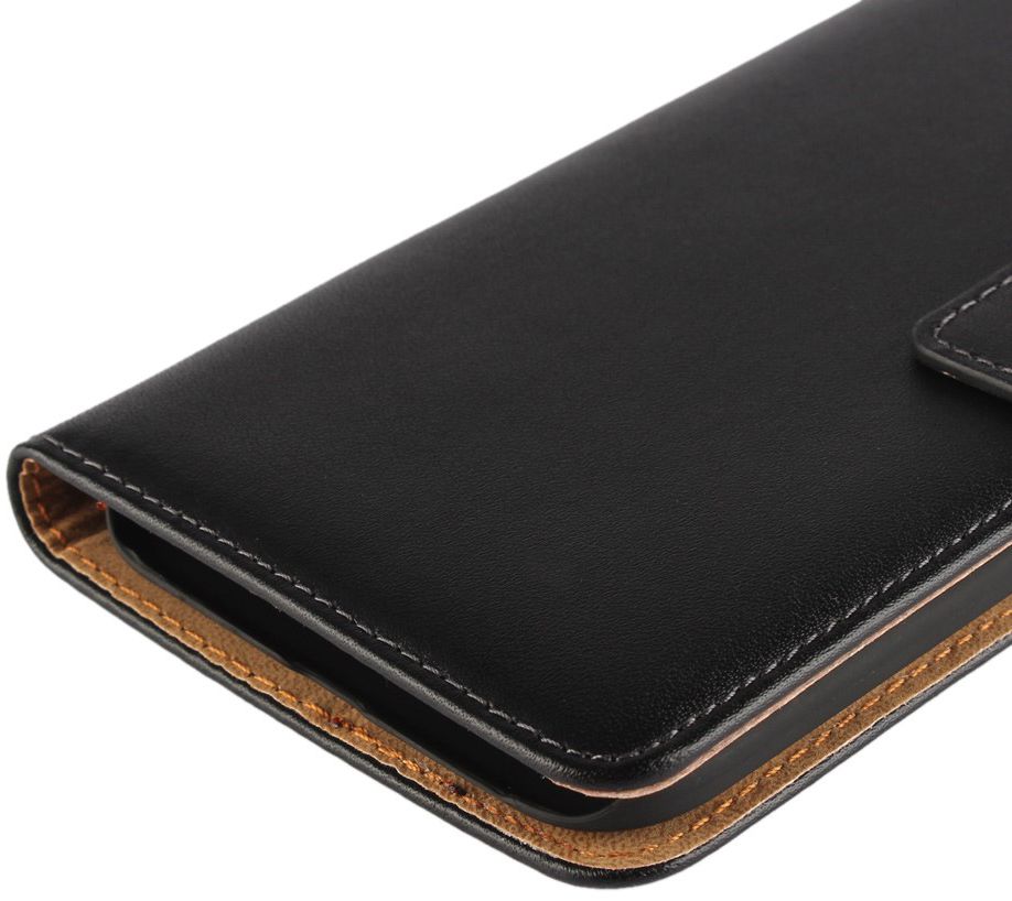 HTC 10 Portemonnee Stand Hoesje Zwart afbeelding 7