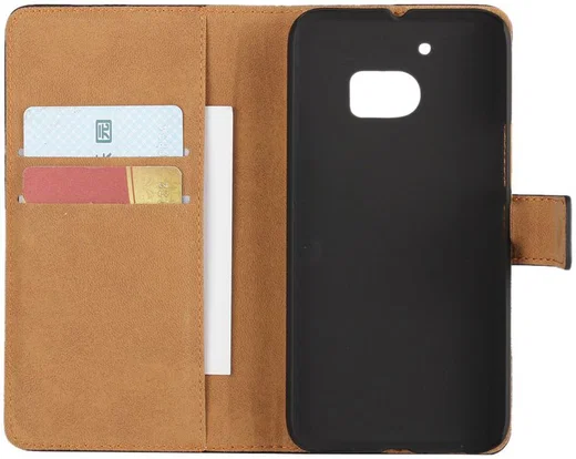 HTC 10 Portemonnee Stand Hoesje Zwart afbeelding 9