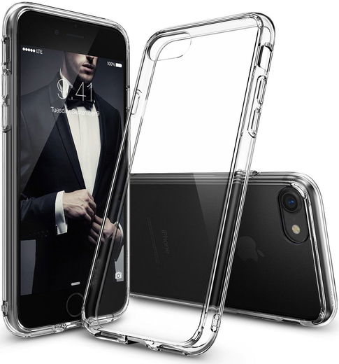 Ringke Fusion iPhone 7 / 8 Hoesje Doorzichtig Crystal View afbeelding 1