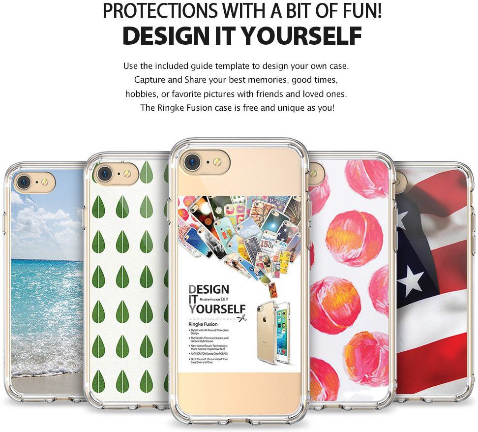 Ringke Fusion iPhone 7 / 8 Hoesje Doorzichtig Crystal View afbeelding 8