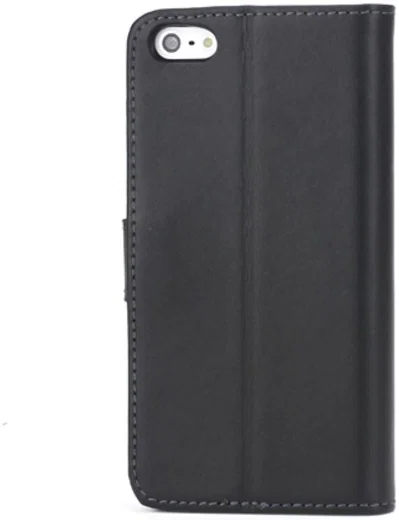 Apple iPhone 5/5s/SE Wallet Stand Case Zwart afbeelding 6