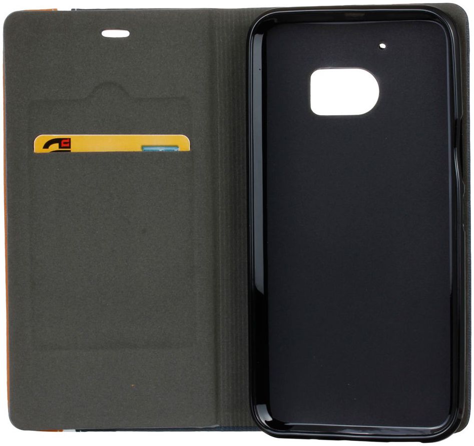 HTC 10 Contrast Flip Hoesje Zwart afbeelding 2