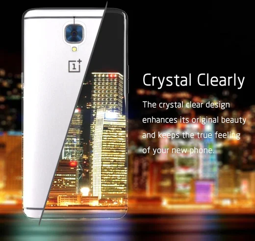 Transparant OnePlus 3T / 3 backcover TPU hoesje afbeelding 2