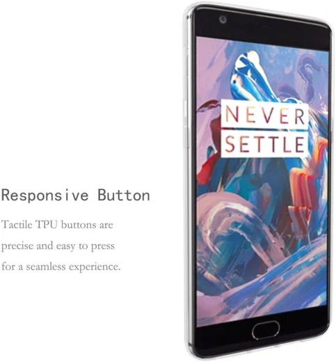Transparant OnePlus 3T / 3 backcover TPU hoesje afbeelding 5