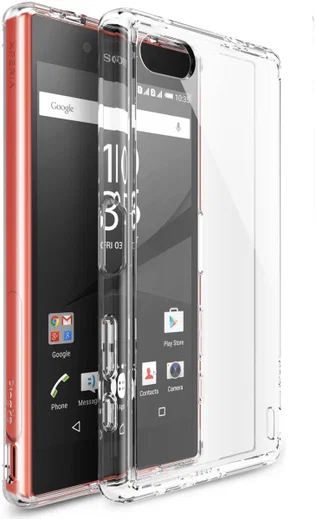 Ringke Fusion Sony Xperia Z5 Compact Hoesje Doorzichtig Crystal View afbeelding 1