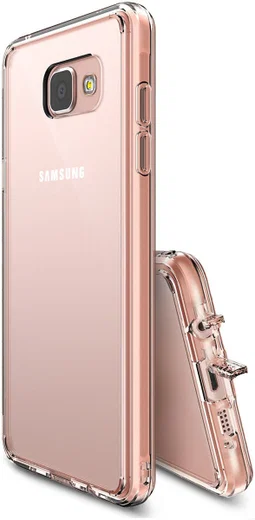 Ringke Fusion Samsung Galaxy A3 (2016) Hoesje Doorzichtig Rose Gold afbeelding 2
