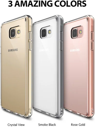 Ringke Fusion Samsung Galaxy A3 (2016) Hoesje Doorzichtig Rose Gold afbeelding 8