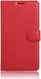 OnePlus 3T / 3 hoesje met kaarthouder rood afbeelding 2