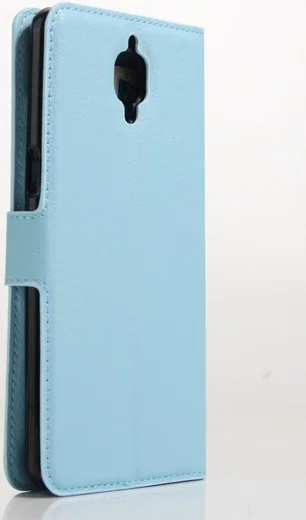 OnePlus 3T / 3 hoesje met kaarthouder blauw afbeelding 5
