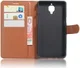 OnePlus 3T / 3 hoesje met kaarthouder bruin afbeelding 4