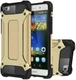 Hybride Huawei Ascend P8 Lite Hoesje Goud afbeelding 1