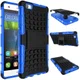 Huawei Ascend P8 Lite Achterkant Hoesje Blauw afbeelding 2