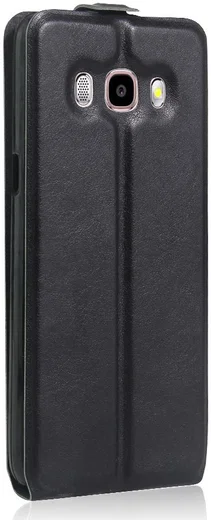 Samsung Galaxy J5 (2016) Vertical Wallet Flip Case Zwart afbeelding 4