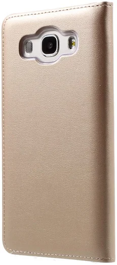 Samsung Galaxy J5 (2016) Window View Flip Hoesje Goud afbeelding 4