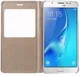 Samsung Galaxy J5 (2016) Window View Flip Hoesje Goud afbeelding 2