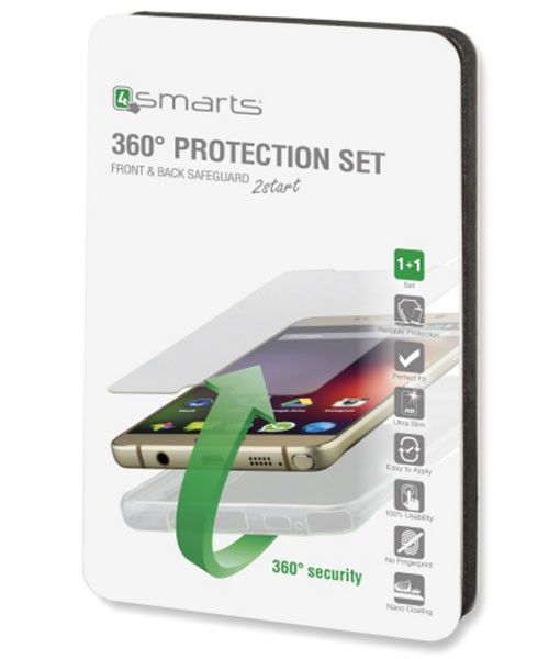 4smarts Tempered Glass TPU Hoesje Samsung Galaxy A5 (2016) Transparant afbeelding 2