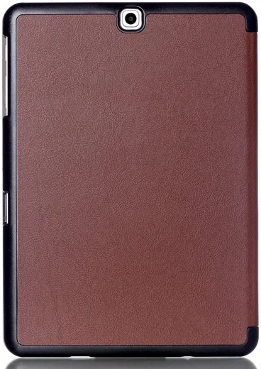 Samsung Galaxy Tab S2 9.7 Tri-Fold Flip Case Bruin afbeelding 4