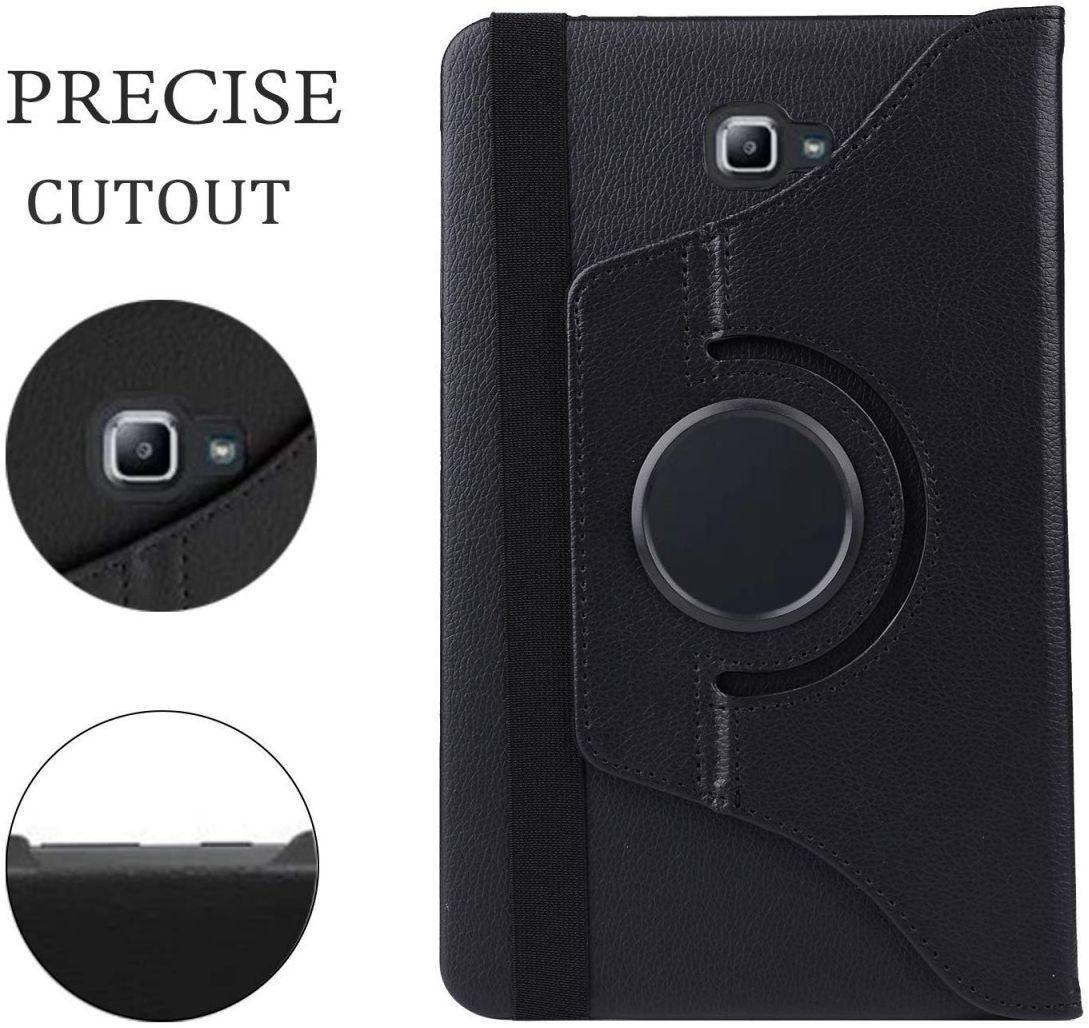 Samsung Galaxy Tab A 10.1 (2016) 360° Draaibare Hoes Zwart afbeelding 5