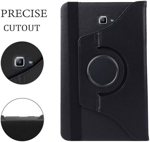 Samsung Galaxy Tab A 10.1 (2016) 360° Draaibare Hoes Zwart afbeelding 5