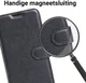 Alcatel Pixi 4 (5) 4G Portemonnee Flip Hoesje Zwart afbeelding 4