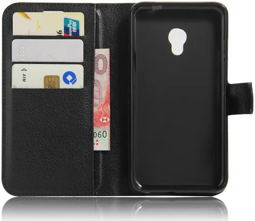 Alcatel Pixi 4 (5) 4G Portemonnee Flip Hoesje Zwart afbeelding 7