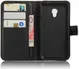 Alcatel Pixi 4 (5) 4G Portemonnee Flip Hoesje Zwart afbeelding 7