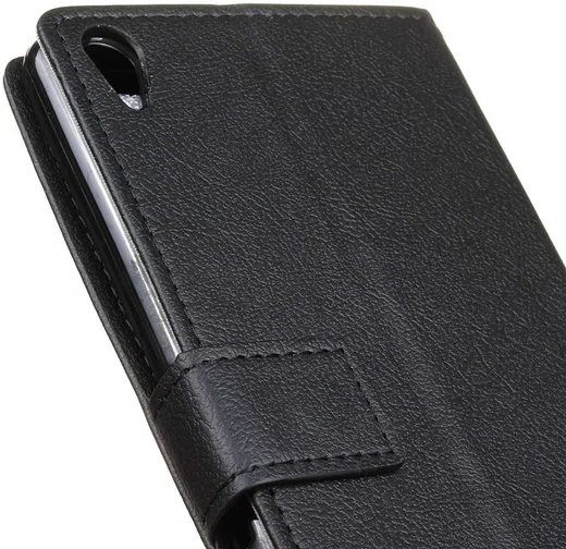 Sony Xperia XA Ultra Portemonnee Flip Hoesje Zwart afbeelding 4