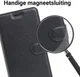Apple iPhone 7 / 8 Stijlvol Hoesje met Kaarthouder Zwart afbeelding 4