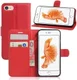 Apple iPhone 7 / 8 Hoesje met Kaarthouder Rood afbeelding 3