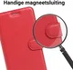 Apple iPhone 7 / 8 Hoesje met Kaarthouder Rood afbeelding 4