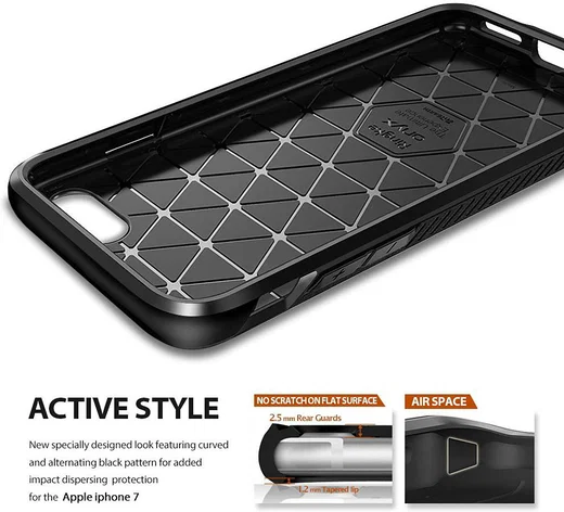Ringke Onyx Apple iPhone 7 / 8 Zwart afbeelding 3