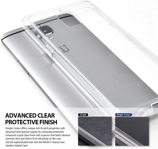 Ringke Fusion OnePlus 3T / 3 Hoesje Doorzichtig Crystal View afbeelding 2