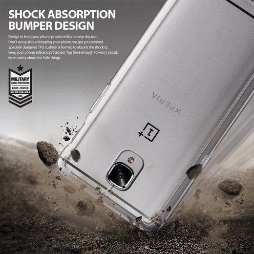 Ringke Fusion OnePlus 3T / 3 Hoesje Doorzichtig Crystal View afbeelding 3