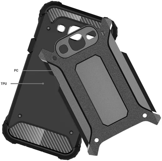 Samsung Galaxy J5 Hybride Hoesje Zwart afbeelding 4